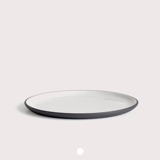 Assiette à dessert Ø 16,5 cm | gris foncé - Gris - Design : Archive Studio