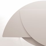Table Basse extensible ALHENA - Acier blanc 8