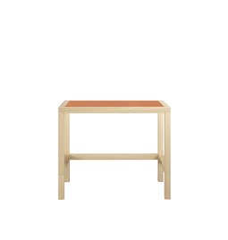 LUCA Desk Table - Ash / Orange