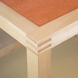 LUCA Desk Table - Ash / Orange 4
