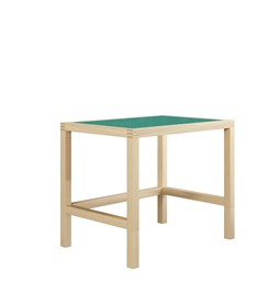 LUCA Desk Table - Ash / Mint Green