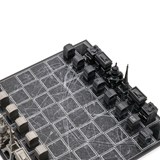 Jeu d'échecs en acier inoxydable - Paris Edition - Multicolore - Design : Skyline Chess 3