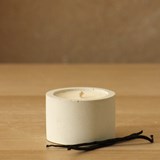 Bougie parfumée en béton - Gris argile - Vanille 3