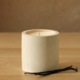 Bougie parfumée en béton - Gris argile - Vanille 4