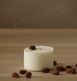 Refill for concrete candle - Almond