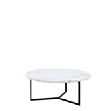 Table basse OVAL Blanche - Marbre - Design : Un'common 2