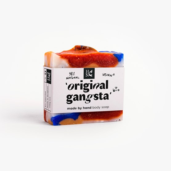 ORIGINAL GANGSTA surgras soap, 110g. - Blue - Design : Hank Brussels