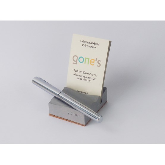 Porte-cartes de visite ONDE - Béton - Design : Gone's