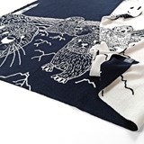 JEANNETTE Birth Blanket / Kid - Blue - Design : KVP - Textile Design 6
