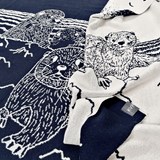 JEANNETTE Birth Blanket / Kid - Blue - Design : KVP - Textile Design 8