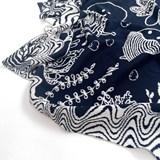 Couverture de naissance  / Enfant - SACHA - Bleu - Design : KVP - Textile Design 4