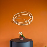 CIRCLES Wall decoration - Lacquered - Light Wood - Design : Ryny Design 5