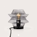 Lampe à poser en verre soufflé KATY en Gris Anthracite - Verre - Design : Kulile 7