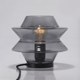 Lampe à poser en verre soufflé KATY en Gris Anthracite - Verre - Design : Kulile 3