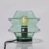 Lampe à poser en verre soufflé KATY en Kaki Poudré - Verre - Design : Kulile 2