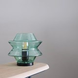 Lampe à poser en verre soufflé KATY en Kaki Poudré - Verre - Design : Kulile 3