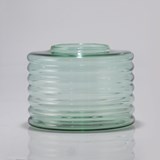 Vase déco en verre soufflé LUKA en Kaki Poudré - Verre - Design : Kulile 2