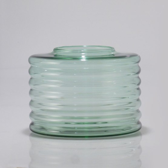Blown Glass Vase LUKA in Kaki Poudré - Design : Kulile