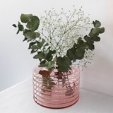 Vase déco en verre soufflé LUKA en Rose Blush - Verre - Design : Kulile 3