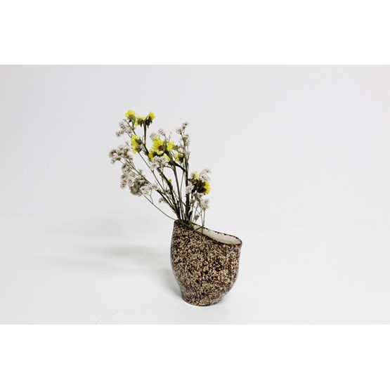 MARMORITE vase - Brown - Brown - Design : Hugi.r