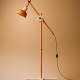 cane floor lamp orange - Orange - Design : MAUD Supplies 8