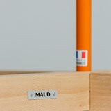 cane floor lamp orange - Orange - Design : MAUD Supplies 7