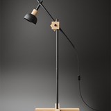 cane floor lamp black - Orange - Design : MAUD Supplies 8