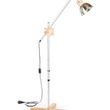 cane floor lamp aluminium 4