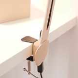 Lampe de bureau à pince - hêtre cintré - Bois clair - Design : Maxime Ly 8