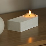 Arch candle holder - Sandblasted white concrete - Concrete - Design : AKARA. 5