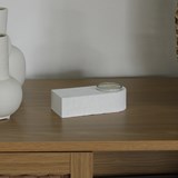Arch candle holder - Sandblasted white concrete - Concrete - Design : AKARA. 6