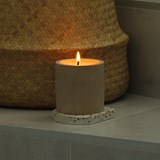 Concrete scented candle - Beige - Aloe Vera - Concrete - Design : AKARA. 5