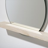 SILVER FIR 01 Wall Mirror - oiled silver fir - mirror left - Light Wood - Design : weld & co 5