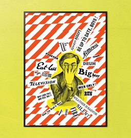 PUNK Collage poster - Big beer