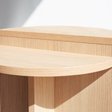 Table d'appoint ANKA en kaki poudré - Vert - Design : Kulile 9