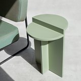 Table d'appoint ANKA en kaki poudré - Vert - Design : Kulile 2