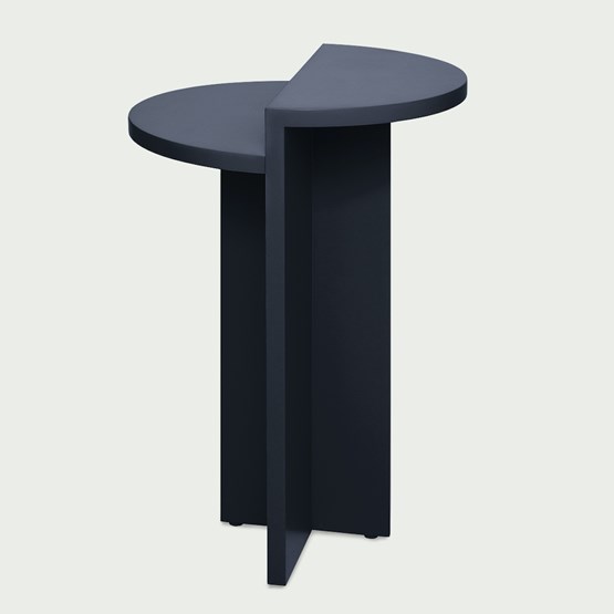 Table d'appoint ANKA en gris anthracite - Gris - Design : Kulile
