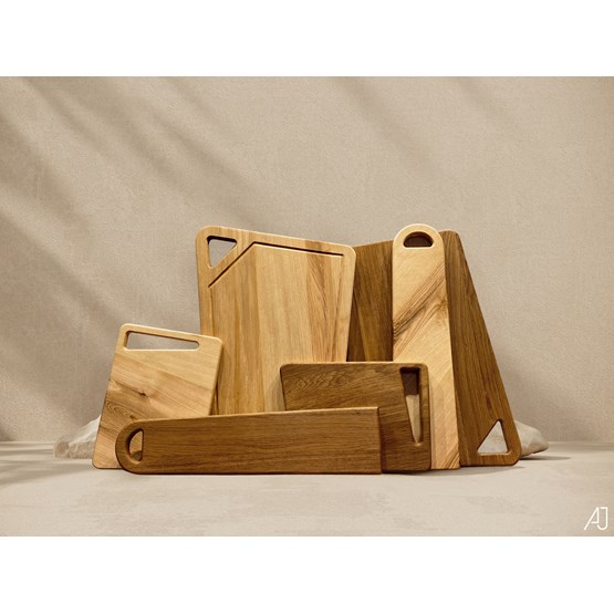 AIS - Set of three cutting boards - Dark oak - Design : Anaïs Junger