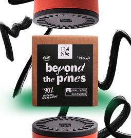 POLY candle Beyond the Pines - ethical rapeseed & coconut wax