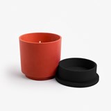 POLY candle Beyond the Pines - ethical rapeseed & coconut wax - Black - Design : Hank Brussels 4