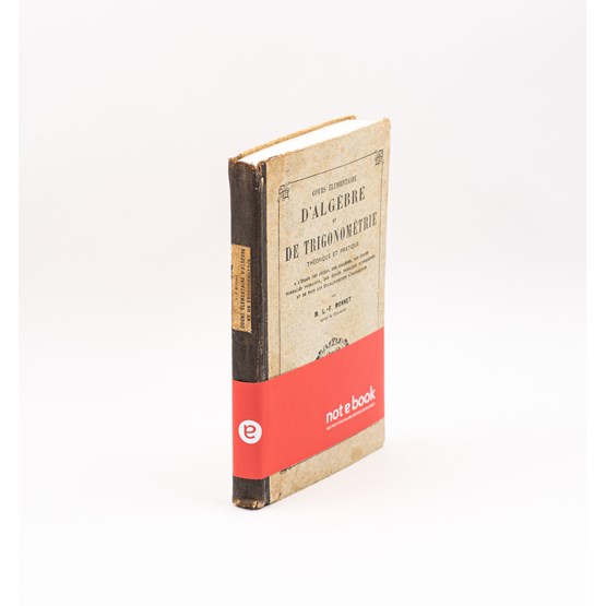 Notebook - Cours élémentaire d'algèbre et de géométrie (1895) - Beige - Design : Not a book