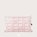 BLOCK WINDOW nuée cushion - STRUCTURE capsule collection - Pink - Design : KVP - Textile Design 3
