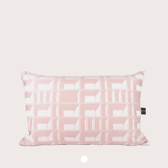 BLOCK WINDOW nuée cushion - STRUCTURE capsule collection - Pink - Design : KVP - Textile Design