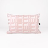 BLOCK WINDOW nuée cushion - STRUCTURE capsule collection - Pink - Design : KVP - Textile Design 2