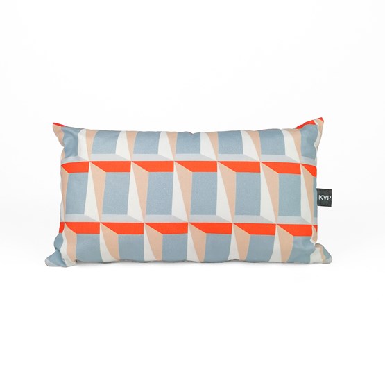 View 007 Cushion - Blue - Design : KVP - Textile Design