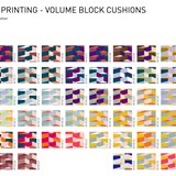 Volume Block 15 Cushion - Green - Design : KVP - Textile Design 2