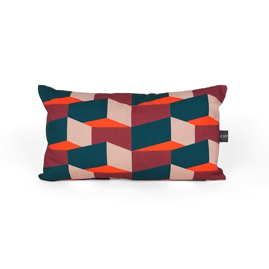 Volume Block 06 Cushion - Red - Design : KVP - Textile Design