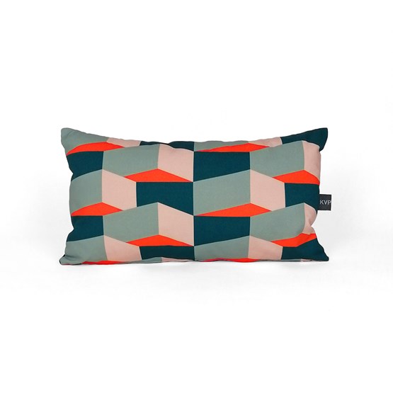 Volume Block 14 Cushion - Green - Design : KVP - Textile Design