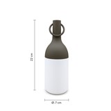 Outdoor wireless lamp ELO BABY - White - White - Design : Bina Baitel 7