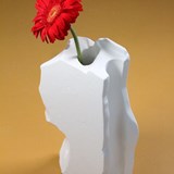 Vase Trudaine 1 hole - White - Design : Popit Studio 2